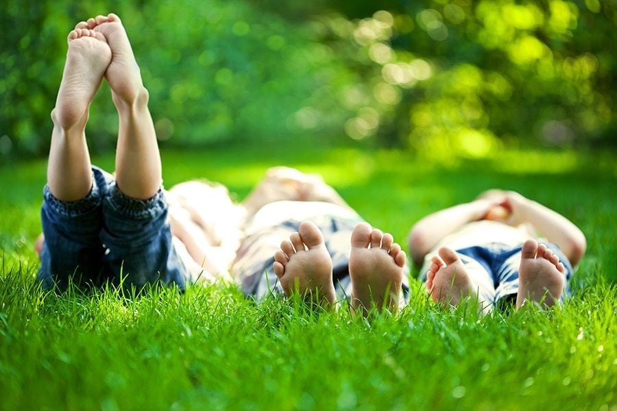 Family in Summer in Missoula